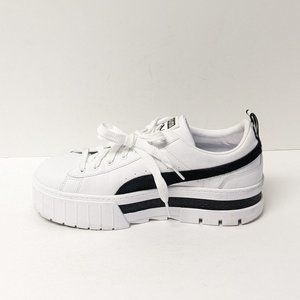 Puma Mayze Lifestyle Sneakers, White/Black, Women's 9.5 M